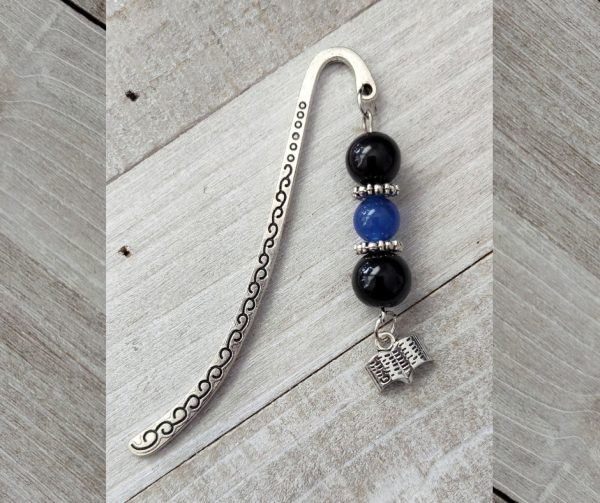 Blue and Black Bookmarks (Silver)